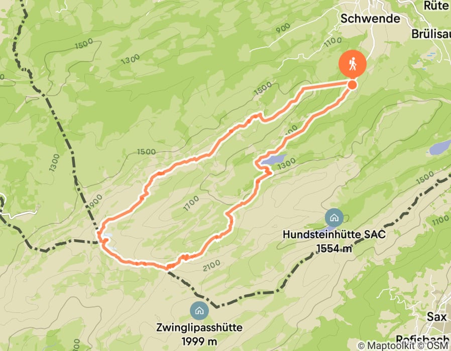 Karte der Tour