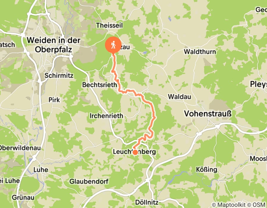 Karte der Tour