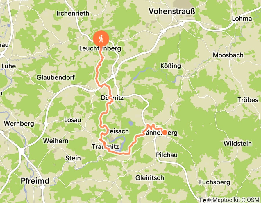 Karte der Tour