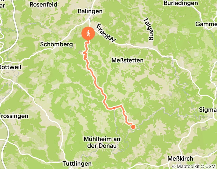 Karte der Tour