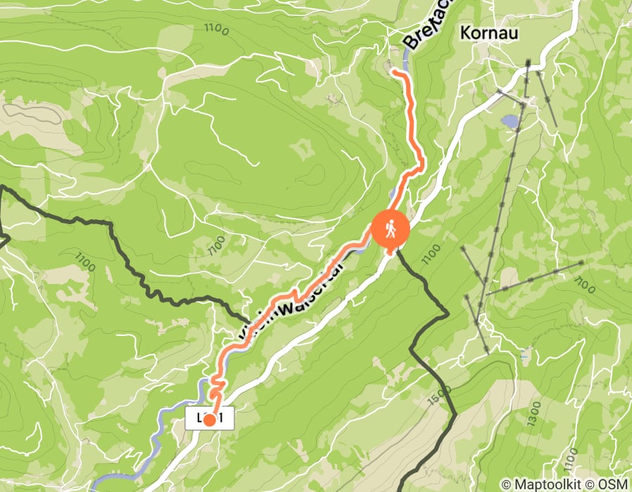 Karte der Tour