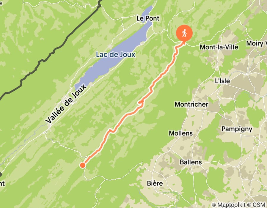 Karte der Tour