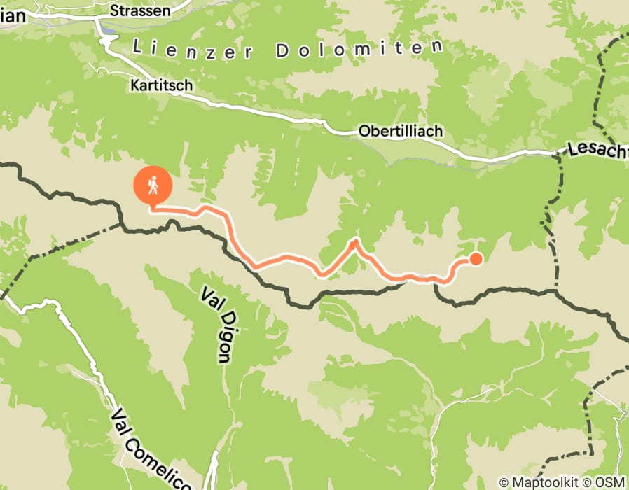 Karte der Tour