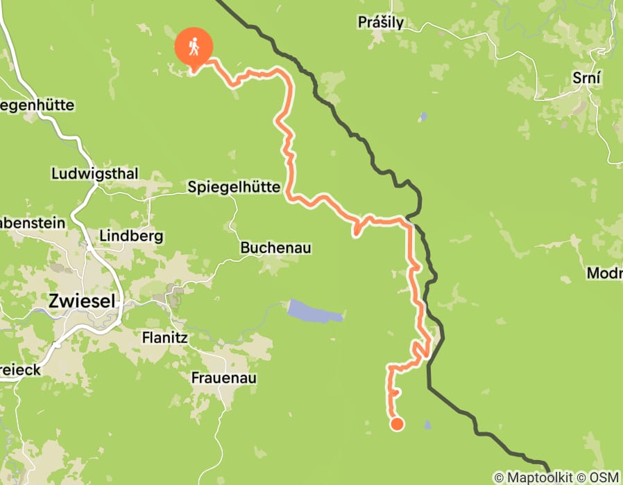 Karte der Tour