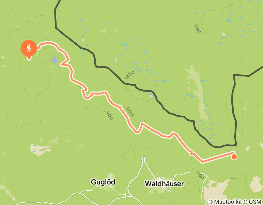 Karte der Tour