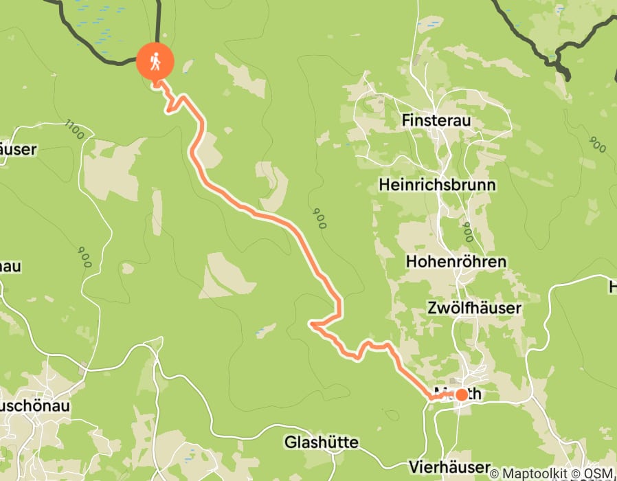 Karte der Tour