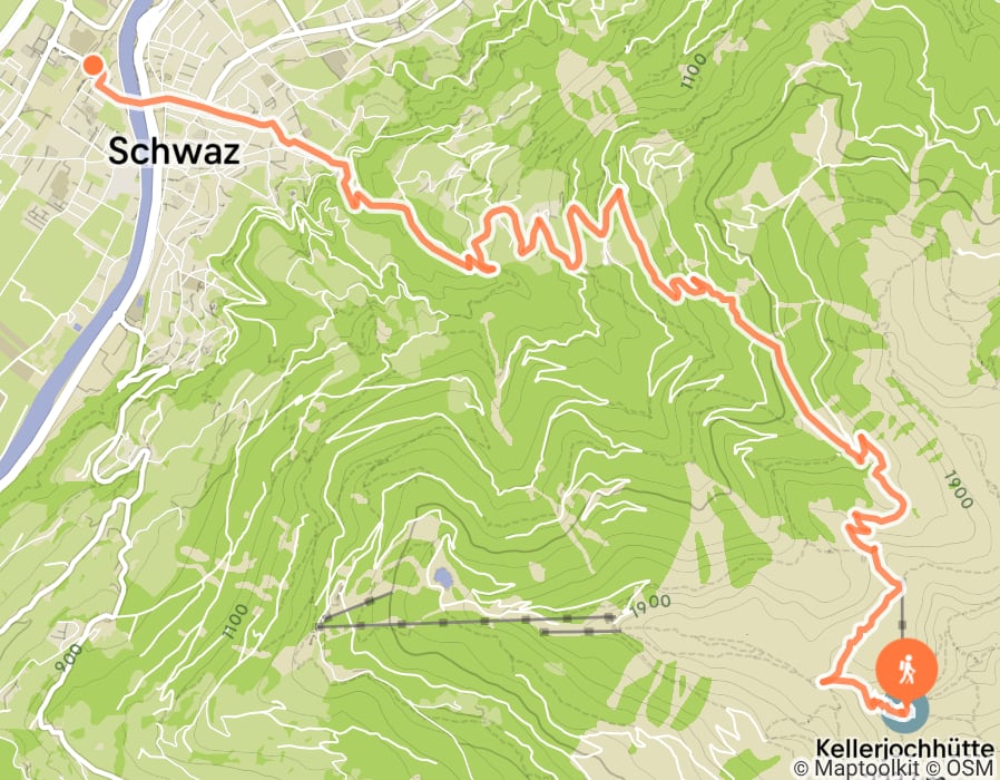 Karte der Tour