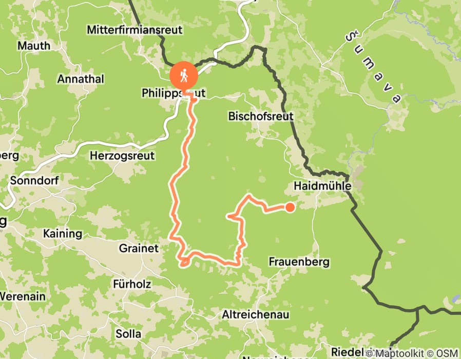 Karte der Tour