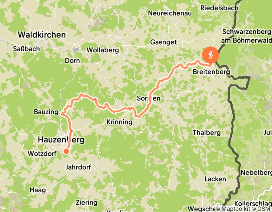 Karte der Tour
