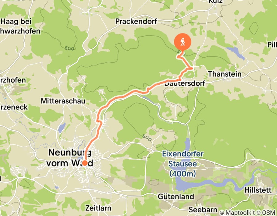 Karte der Tour