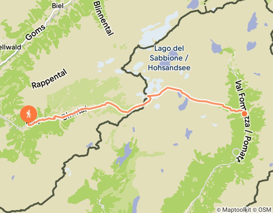 Karte der Tour