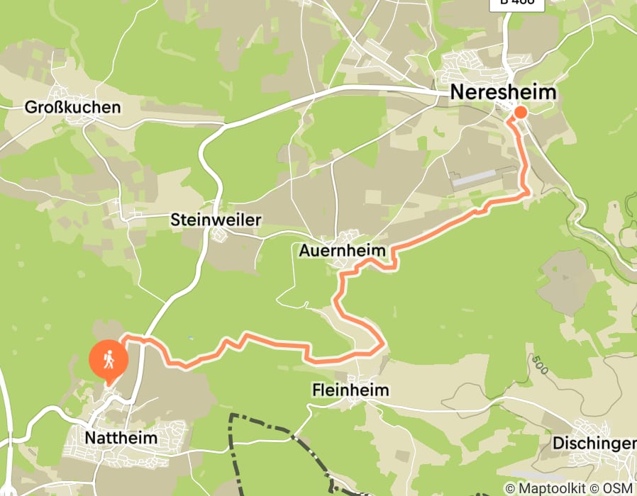 Karte der Tour