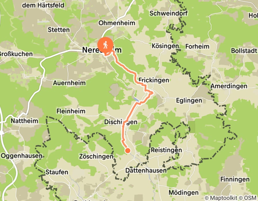 Karte der Tour