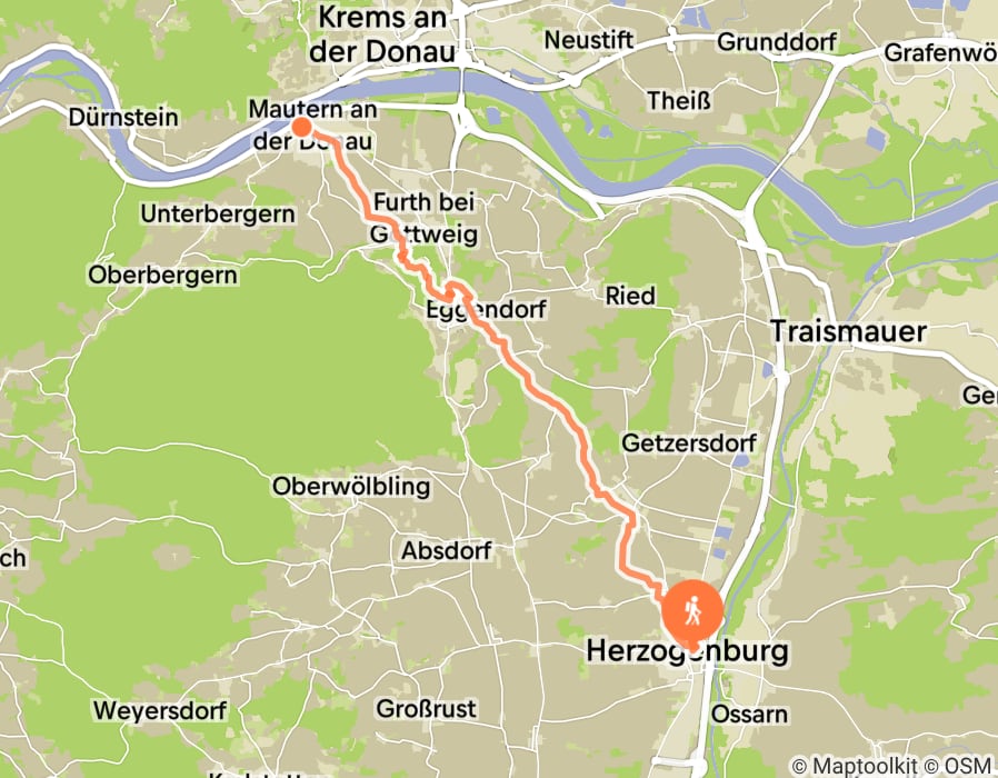 Karte der Tour