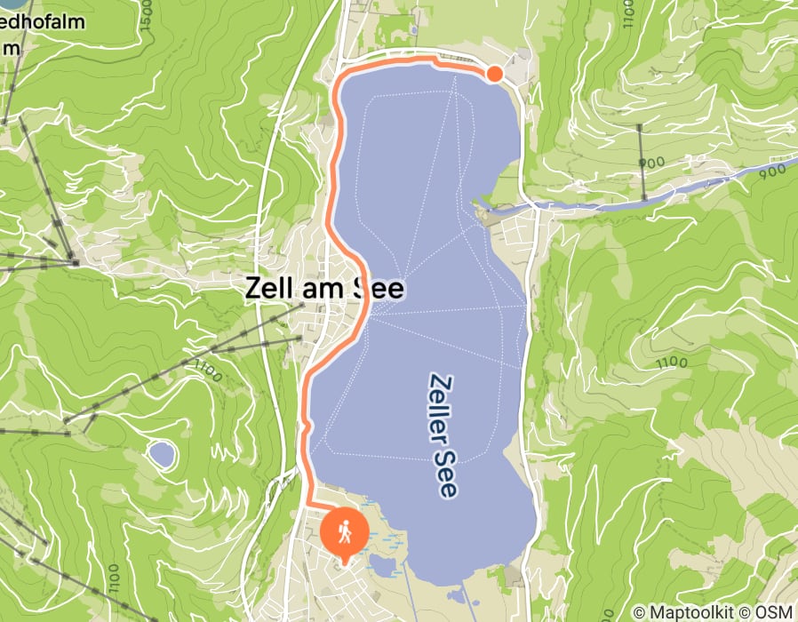Karte der Tour