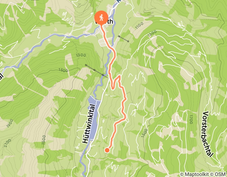 Karte der Tour