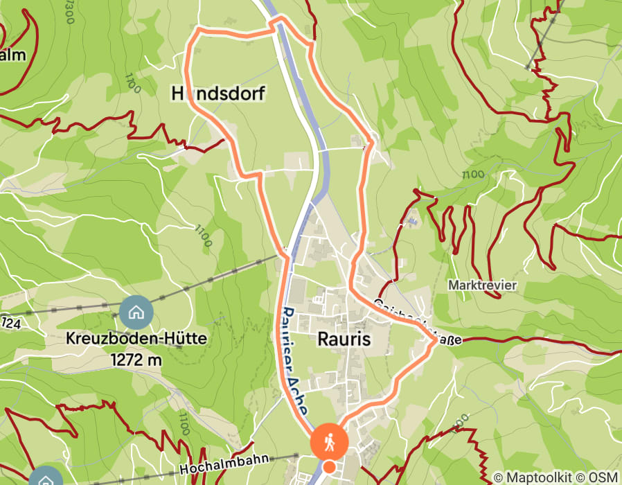 Karte der Tour