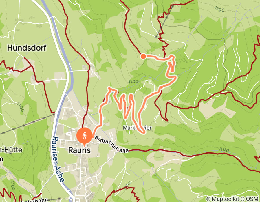 Karte der Tour