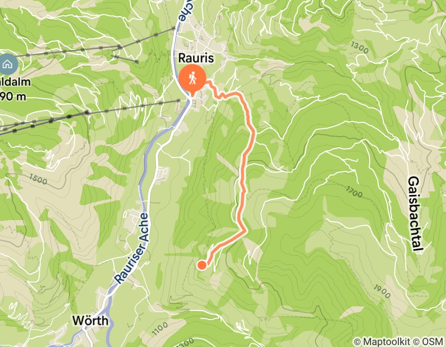 Karte der Tour