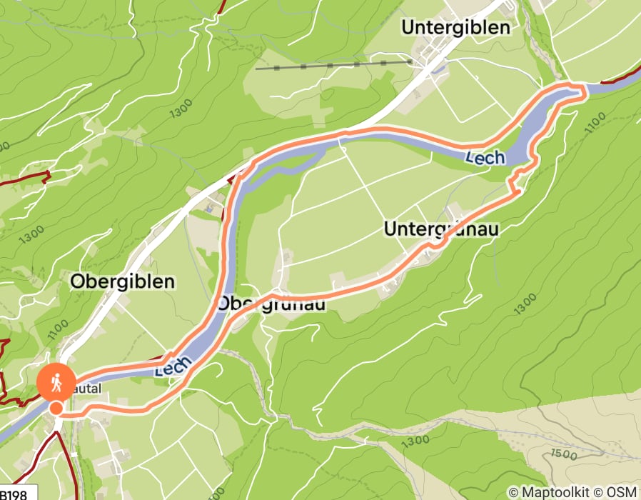 Karte der Tour