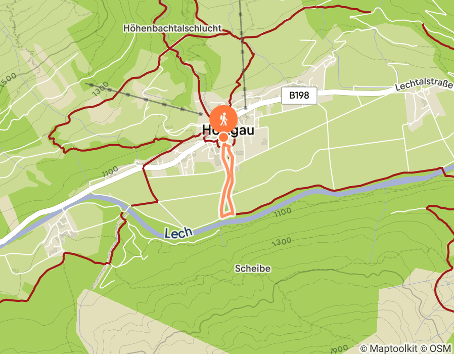 Karte der Tour