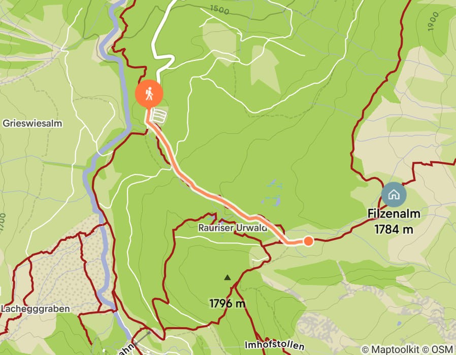 Karte der Tour
