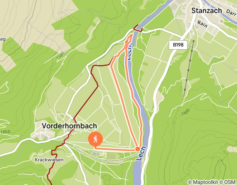Karte der Tour