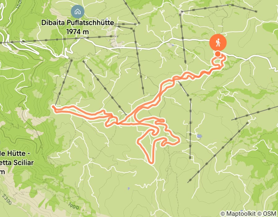 Karte der Tour