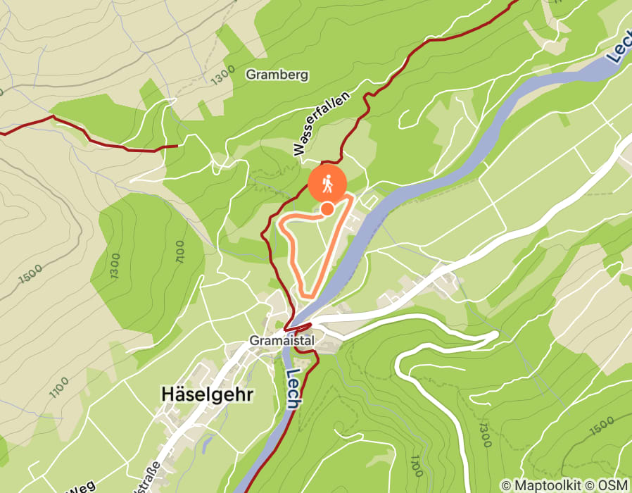 Karte der Tour