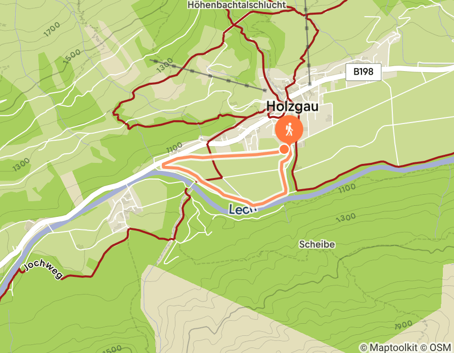 Karte der Tour