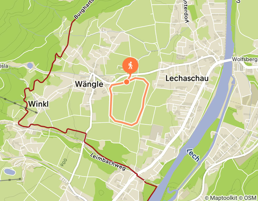 Karte der Tour