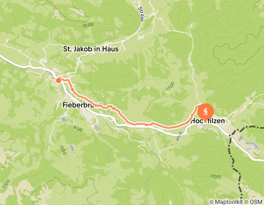 Karte der Tour