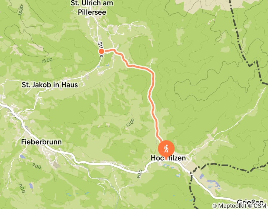 Karte der Tour
