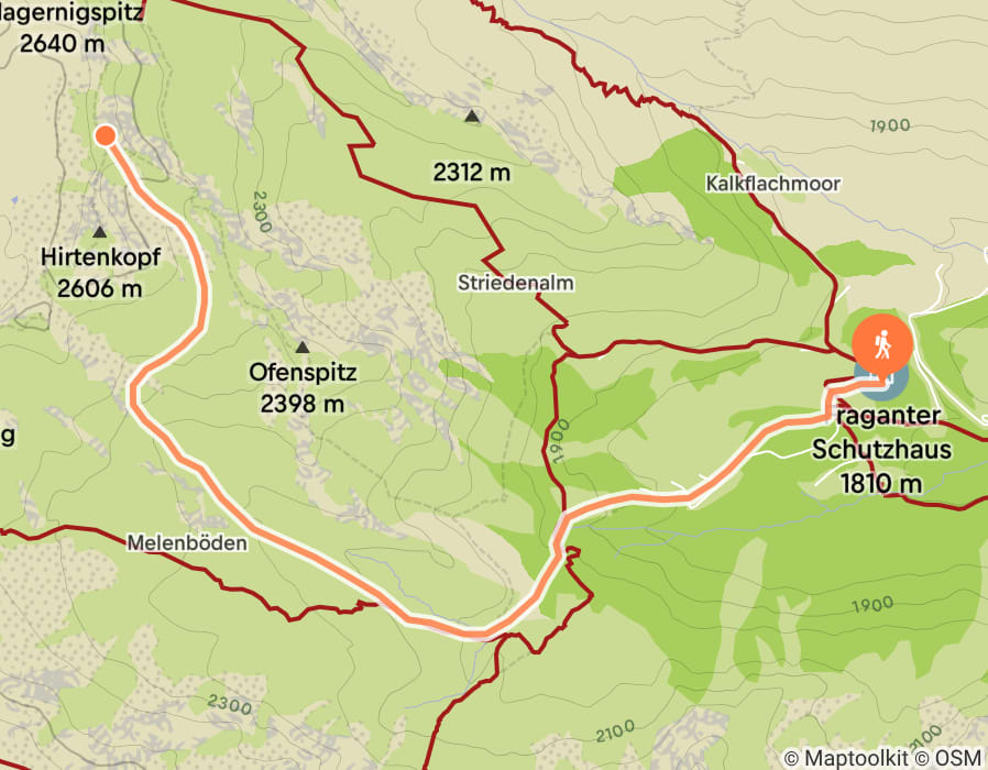 Karte der Tour
