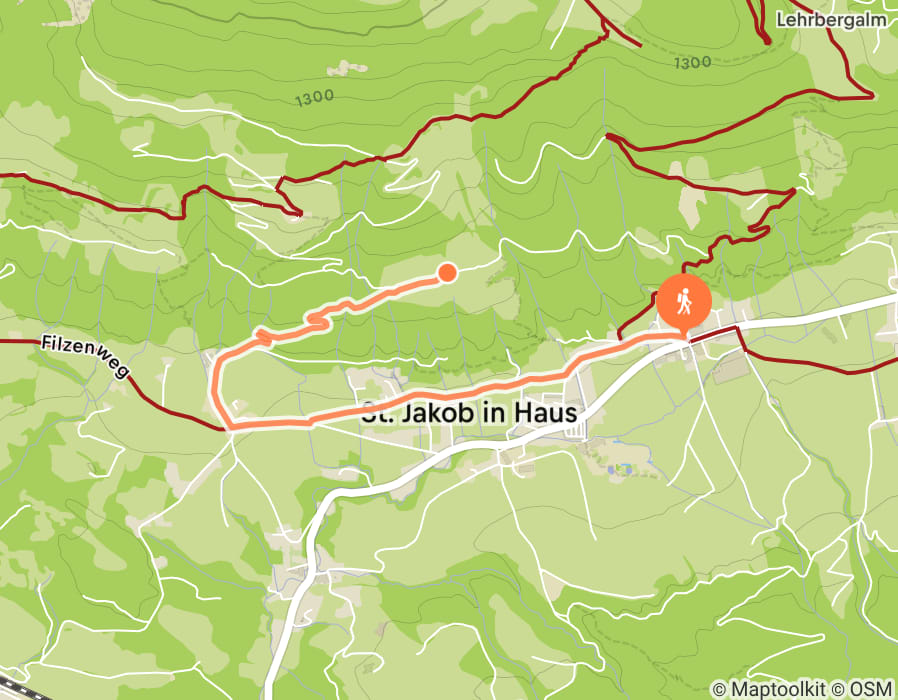 Karte der Tour