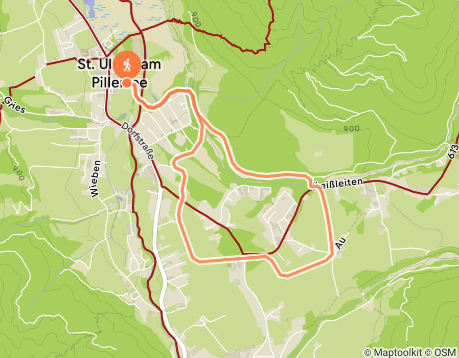 Karte der Tour