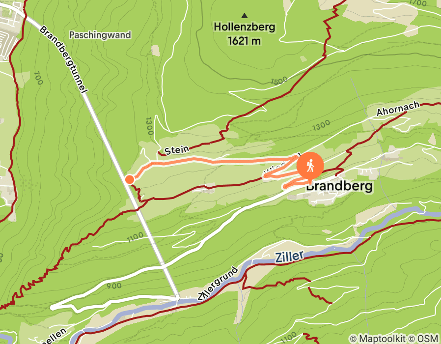 Karte der Tour