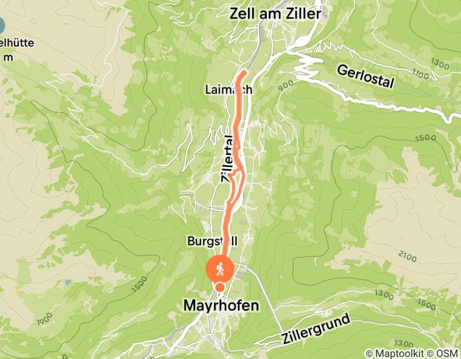 Karte der Tour