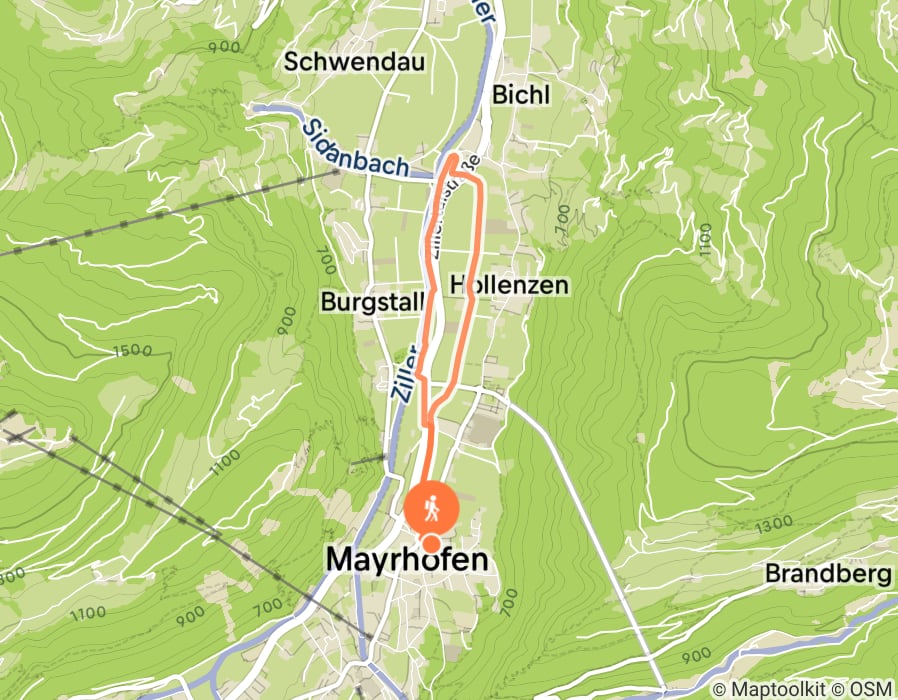 Karte der Tour