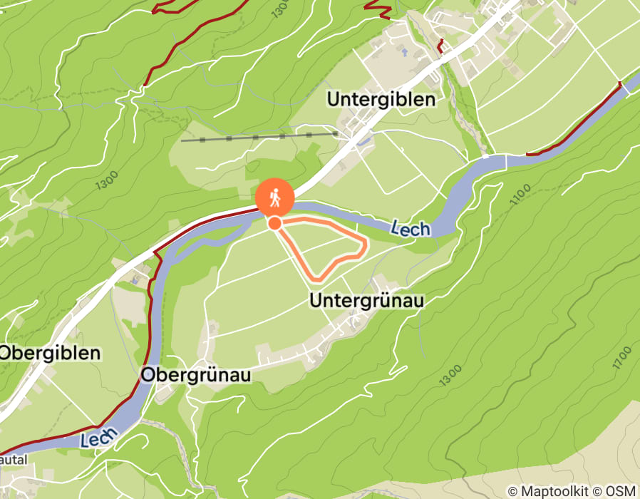 Karte der Tour