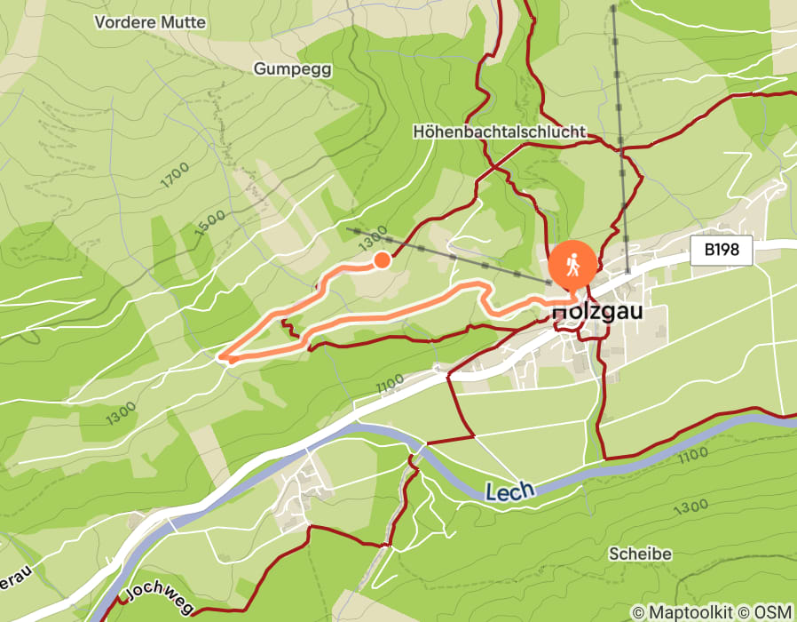 Karte der Tour