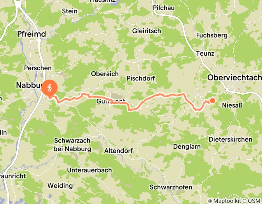 Karte der Tour