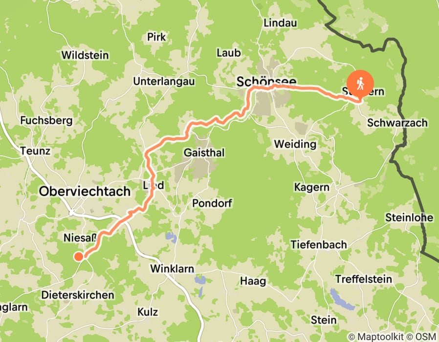 Karte der Tour