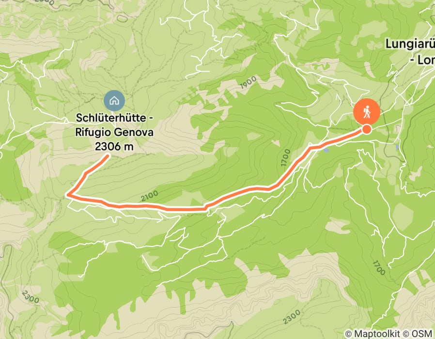 Karte der Tour