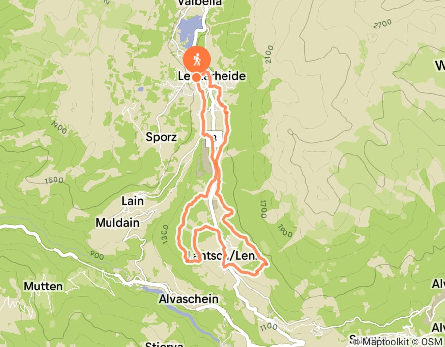Karte der Tour