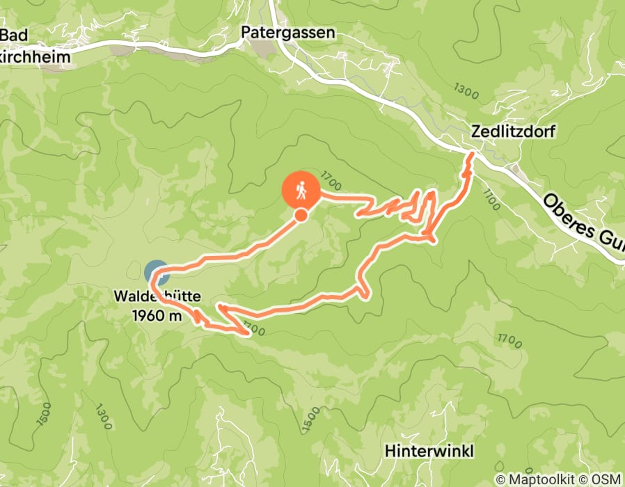 Karte der Tour