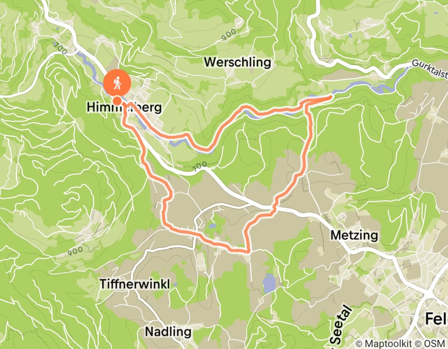 Karte der Tour