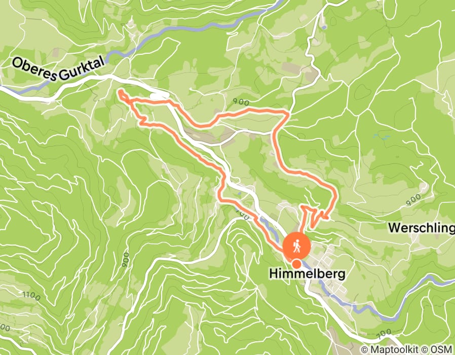 Karte der Tour