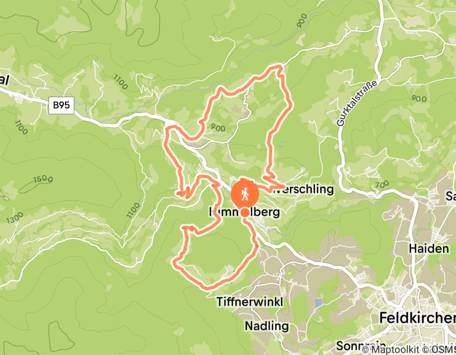 Karte der Tour