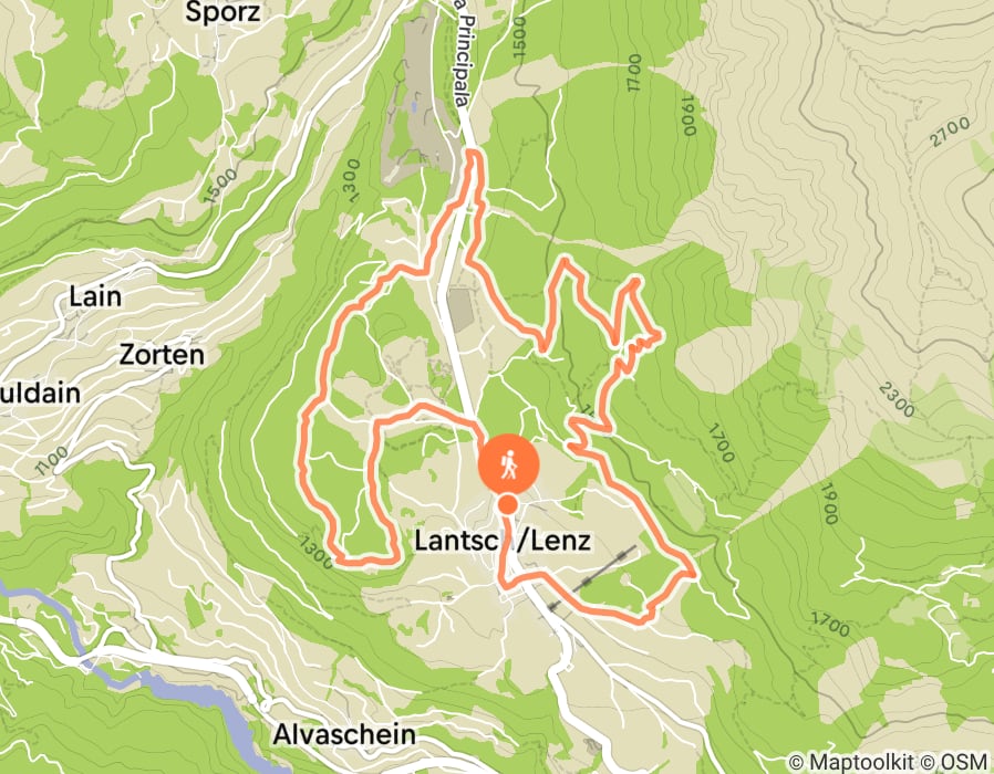 Karte der Tour